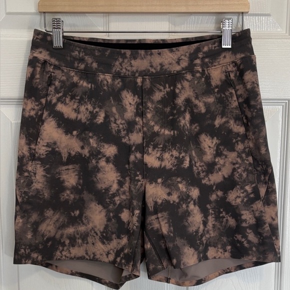 Lululemon Men’s Balancer Short 6” Everlux Intersperce Pink Clay Multi Size M - Picture 4 of 8